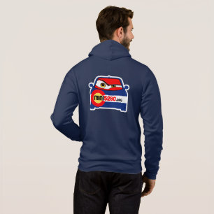 MINI5280 Eyes Logo Zip-Front Hoodie