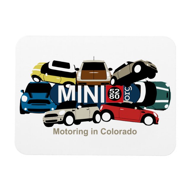 MINI5280 Motoring in Colorado Magnet (Horizontal)
