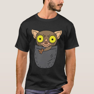 Mini-Affe in Brustpocket Tarsier Kids Bohols T-Shirt