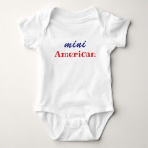 Mini Amerikaner, Süßes Babygeschenk, Mädchen, Jung Baby Strampler