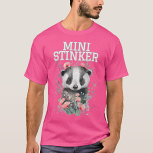 Mini Animals Mini Stinker Animal Lovers Baby Skunk T-Shirt