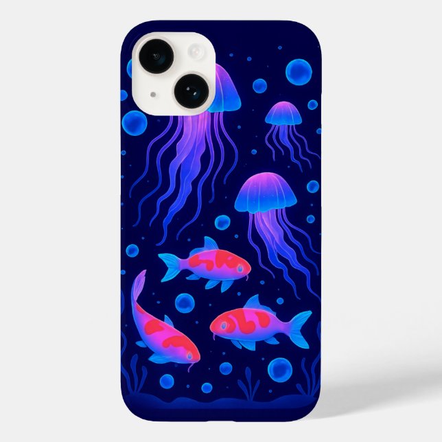 Mini Aquarium iPhone Case - ästhetisches Geschenk (Rückseite)