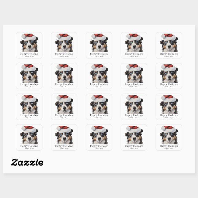 Mini Aussie 1 Holiday Sticker (Blatt)