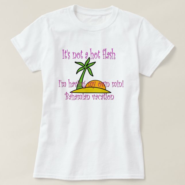 Mini-Bahamas Urlaub T-Shirt (Design vorne)