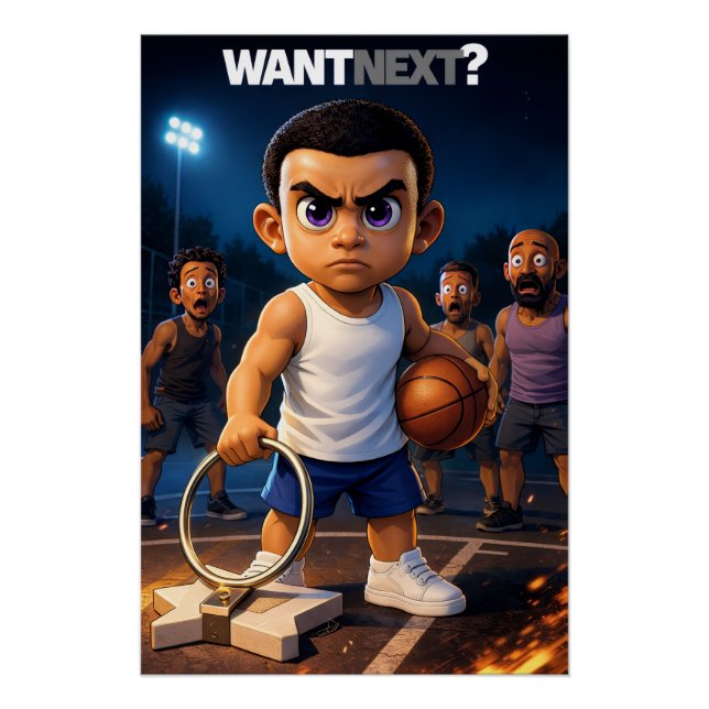 Mini Baller - Want Next Poster (Vorderseite)