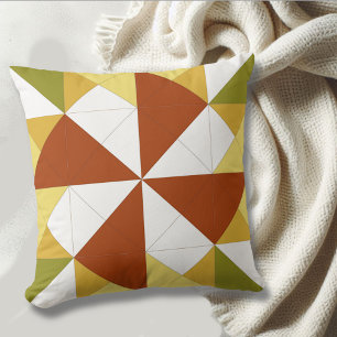 Mini Barn Quilt Herbst Pinwheel Kissen