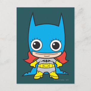Mini Batgirl Postkarte