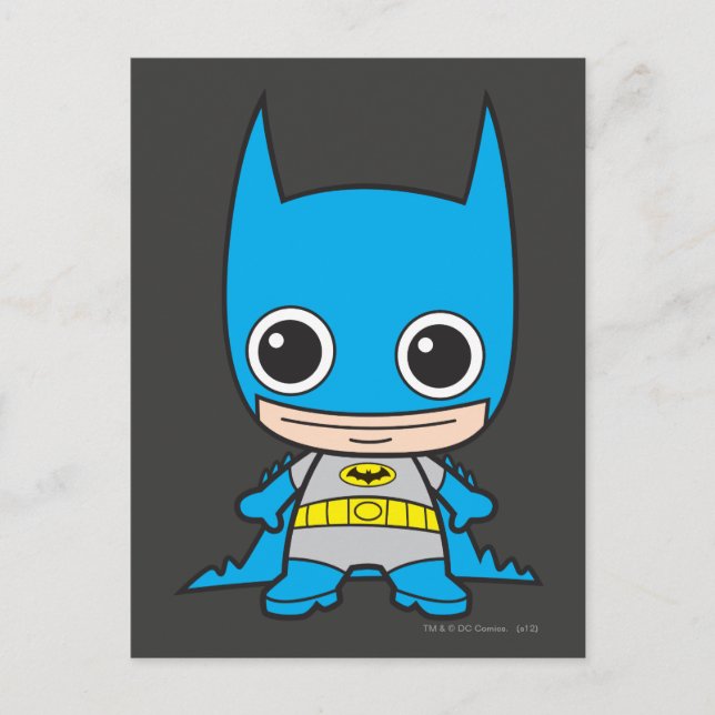 Mini Batman Postkarte (Vorderseite)