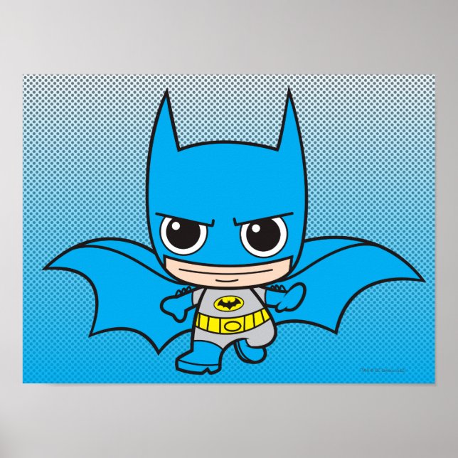 Mini Batman Running Poster (Vorne)