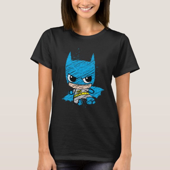 Mini Batman Sketch T-Shirt (Vorderseite)