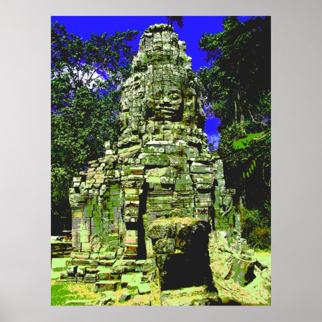 Mini Bayon [Redux] ... Siem Reap, Kambodscha Poster (Vorne)