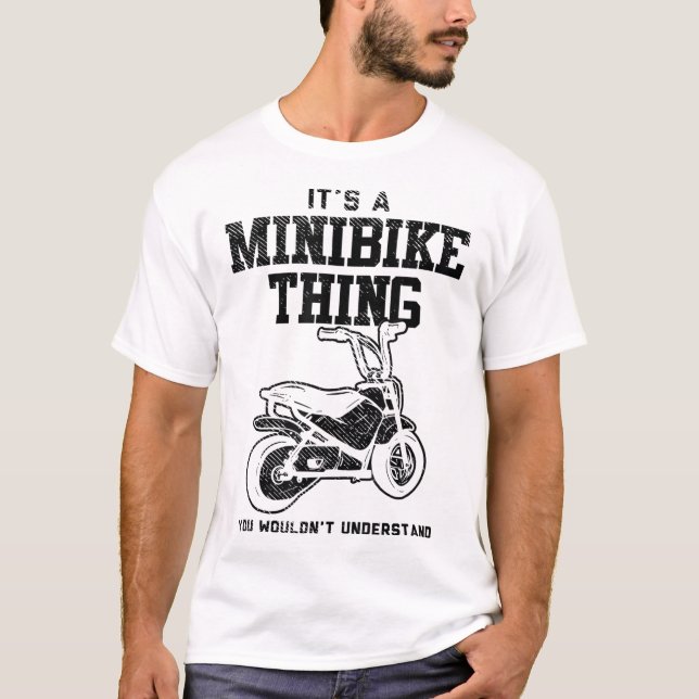 Mini Bike Design Pocket Bike Lover - Minibike T-Shirt (Vorderseite)