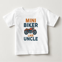 Mini-Biker wie ein Cooles Motorrad Baby T-shirt