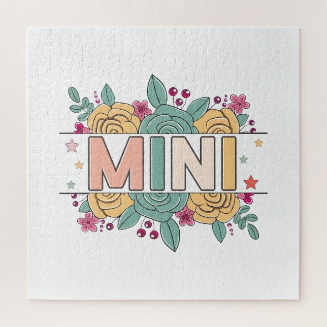 Mini-Blume Puzzle (Vertikal)