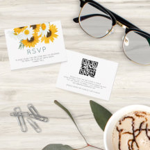 MINI Bohemisch Sunflower Wedding QR Code UAWG
