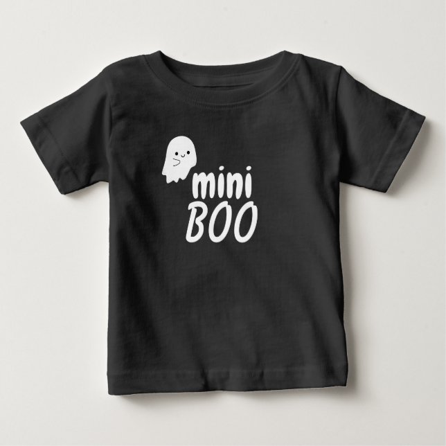 Mini BOO Halloween Niedlich Ghost Family Matching Baby T-shirt (Vorderseite)