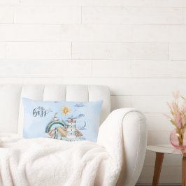 Mini-Boss-Schiff im Ozean individuell anpassbar Lendenkissen