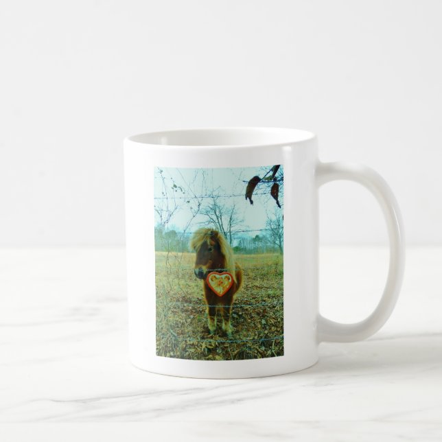 Mini Brown Pferd Kaffeetasse (Rechts)