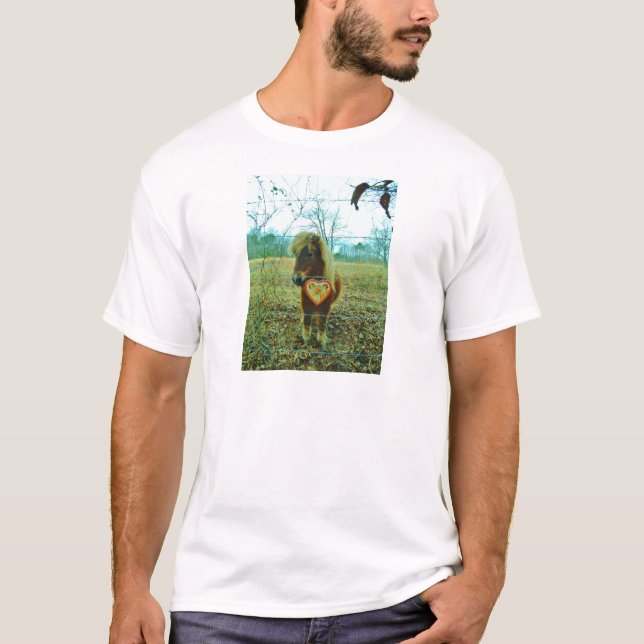 Mini Brown Pferd T-Shirt (Vorderseite)