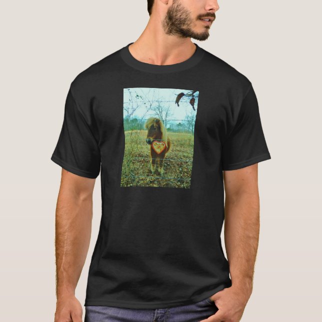 Mini Brown Pferd T-Shirt (Vorderseite)