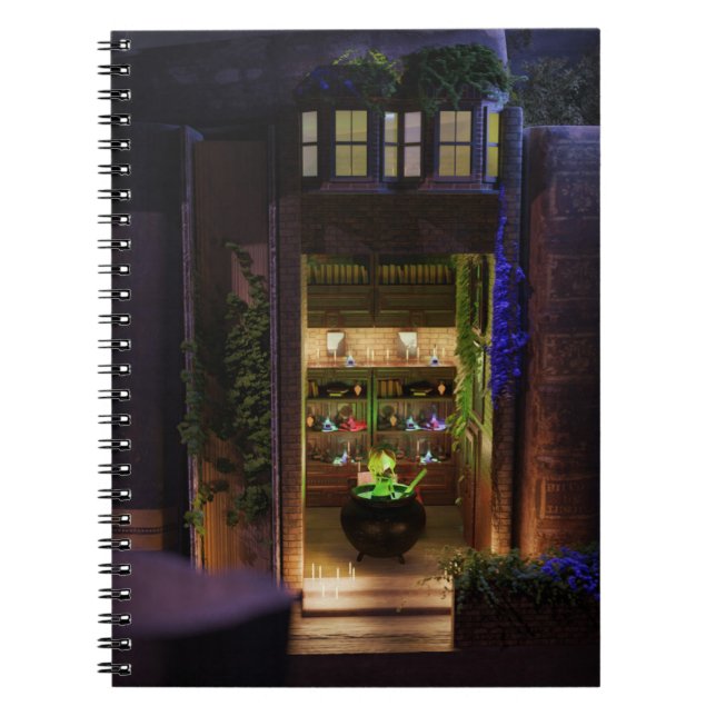 Mini-Buch nook diorama - Cauldron kochen Sie mir Notizblock (Vorderseite)