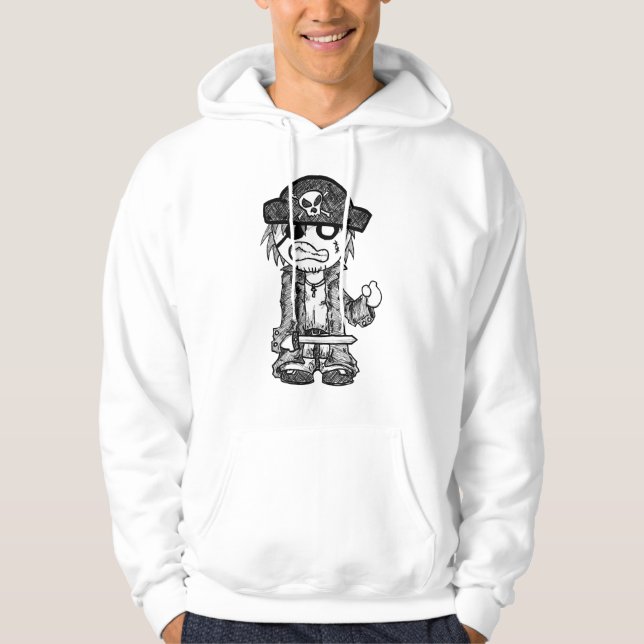 Mini Capitán pirata Hoodie (Vorderseite)