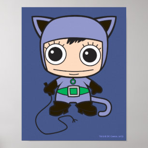 Mini Cat Woman Poster