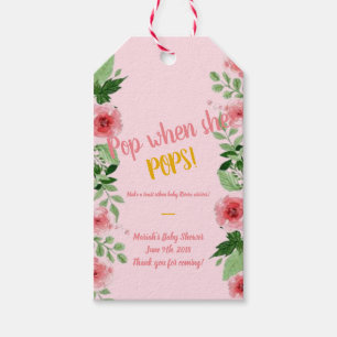 Mini-Champagner-Baby Geschenkanhänger