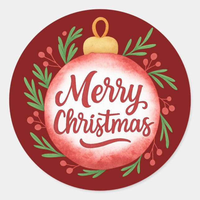 Mini Christmas Sticker Set – Festive Holiday Sayin (Vorderseite)