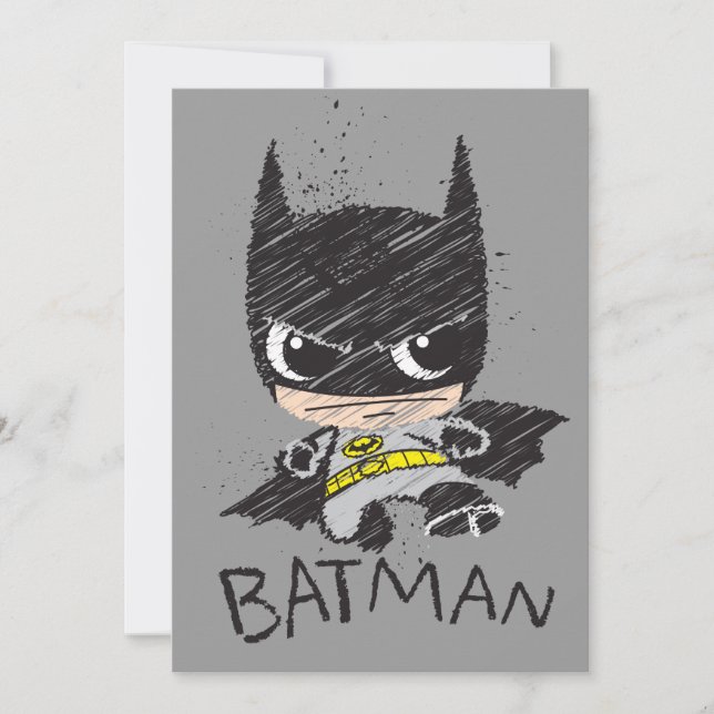 Mini Classic Batman Sketch (Vorderseite)