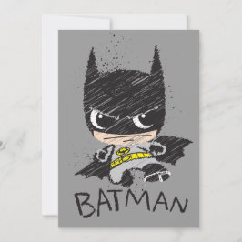 Mini Classic Batman Sketch Einladung