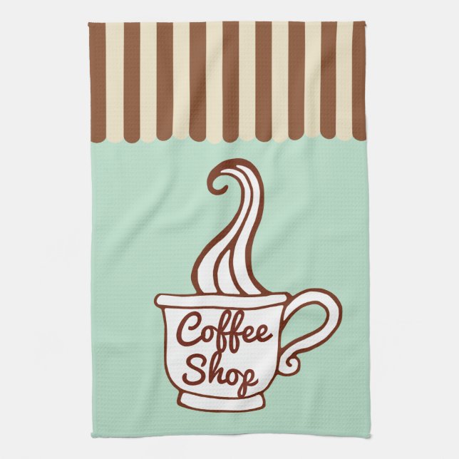 Mini Coffee Shop Küchentücher (Vertikal)