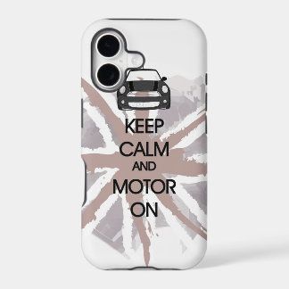 MINI Cooper Keep Calm and Motor iPhone-Hülle