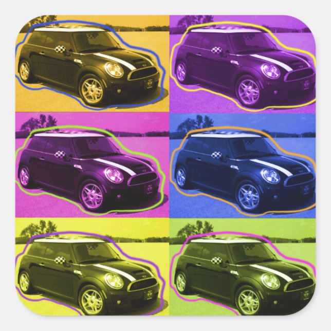MINI COOPER POP STICKER (Vorderseite)