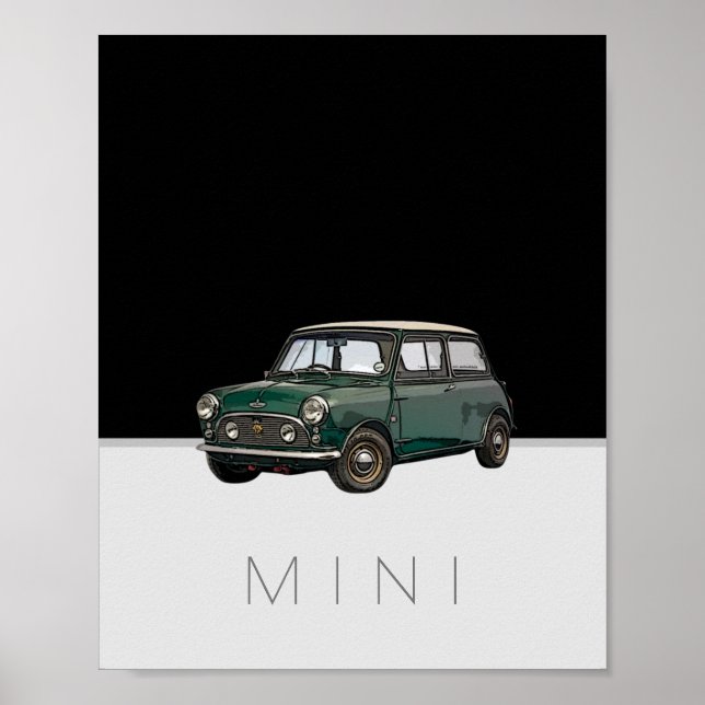 Mini Cooper Poster (Vorne)