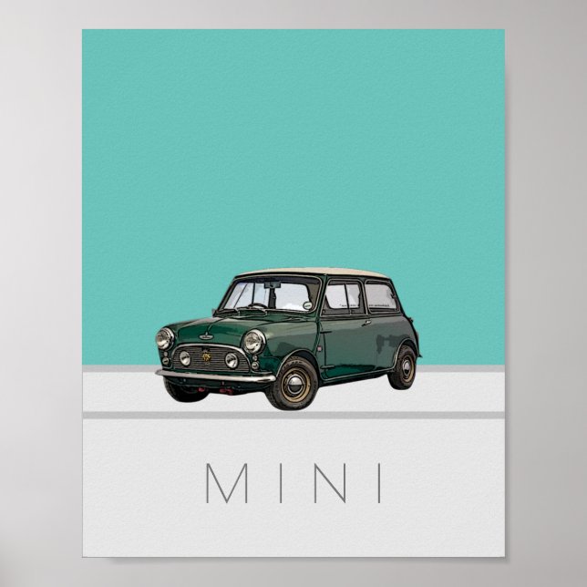 Mini Cooper Poster (Vorne)