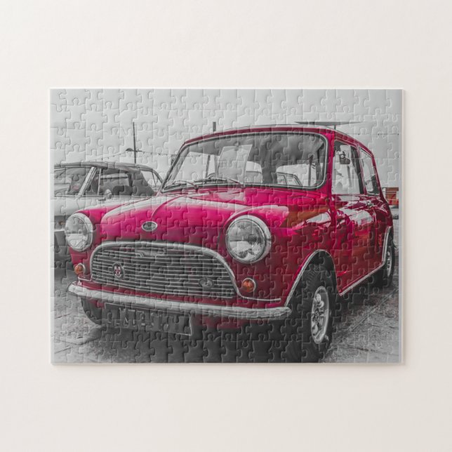 Mini Cooper Puzzle Vintage  (Horizontal)