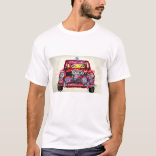 Mini Cooper Red Classic Wasserfarbe Shirt