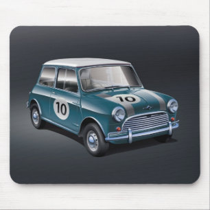 Mini Cooper S1 Blue Mousepad
