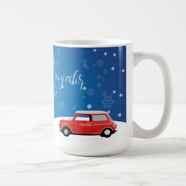 Mini Cooper Tasse  Neujahr (Rechts)