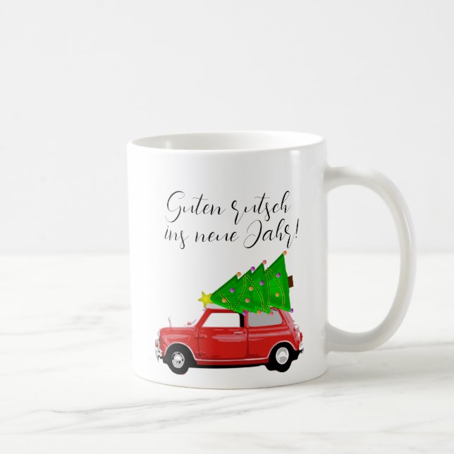 Mini Cooper Tasse Silvester (Rechts)