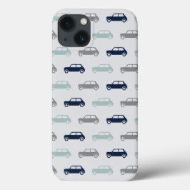 Mini Coopers on Go - Blue & Gray Case-Mate iPhone Hülle