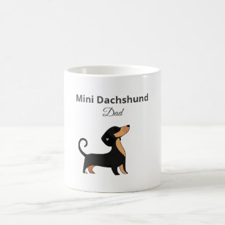 Mini-Dackel-Vater-Tasse Geschenk für Hunde-Väter Kaffeetasse