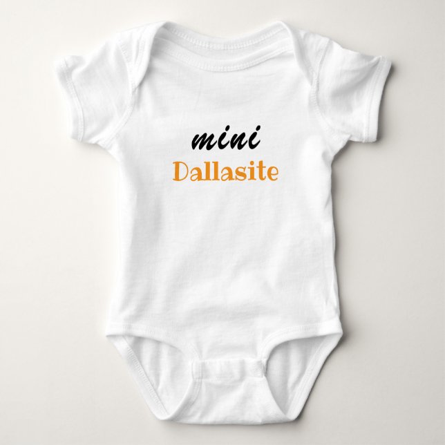 Mini Dallasite, Niedliches Babygeschenk, Mädchen,  Baby Strampler (Vorderseite)