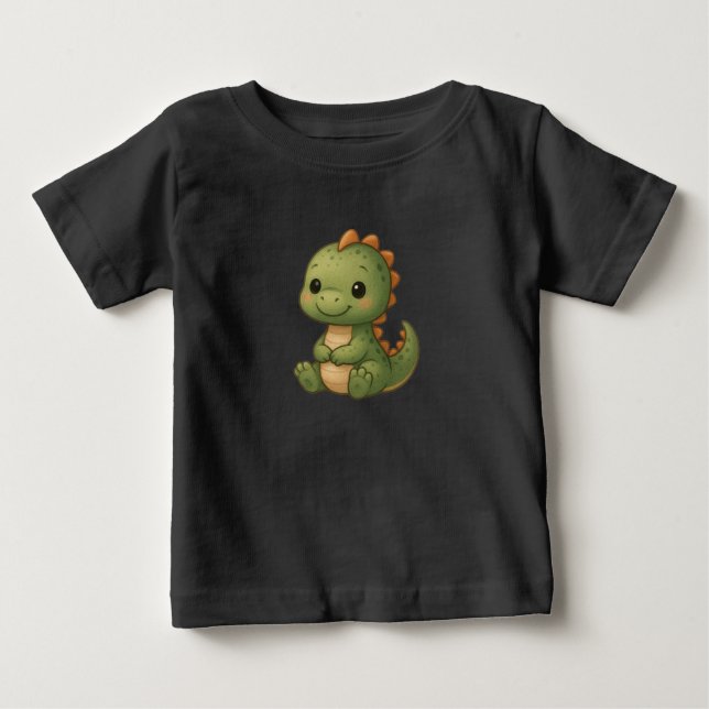 Mini-Dinosaur Baby T-shirt (Vorderseite)