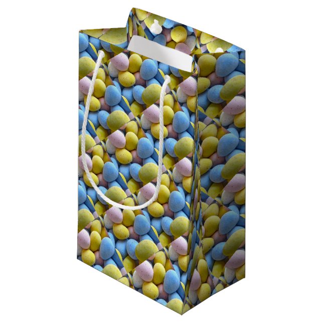 Mini Eggs Kleine Geschenktüte (Vorderseite Schrägansicht)