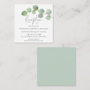 MINI   Einfache Angaben zur Hochzeitsempfehlung fü Begleitkarte