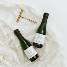 Mini-Etiketten für Sekt drucken