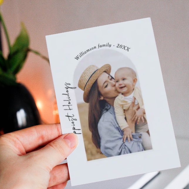 Mini Family Foto Winterfreudigste Ferien Mitteilungskarte (Von Creator hochgeladen)