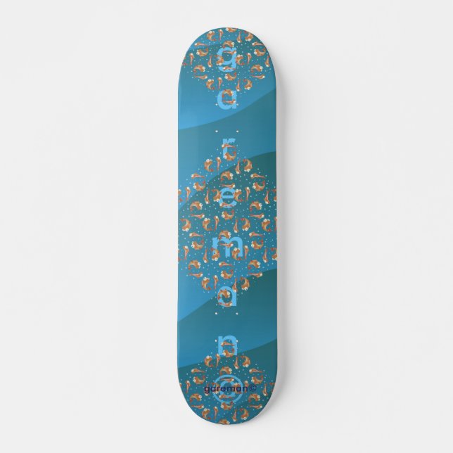 Mini-Fisheboard Skateboard (Vorne)